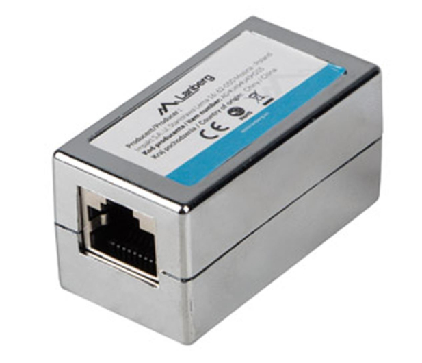 Lanberg Złączka sieciowa 2x RJ-45 kat.6 ekranowana - 596963 - zdjęcie